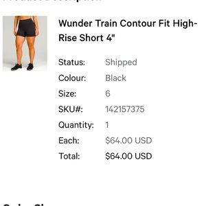 Wunder Train Contour Fit High Rise Shorts